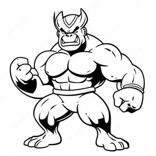 Machamp Kolorowanki