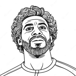 Mo Salah Kolorowanki