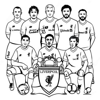 Kolorowanka Z Zawodnikami Liverpool Football Club 42371-35317