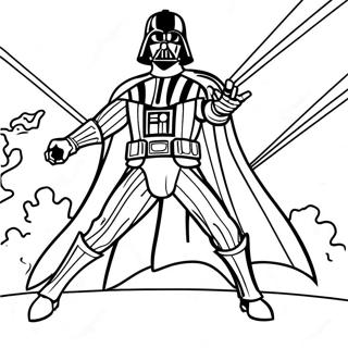 Darth Vader W Epickiej Bitwie Kolorowanka 42441-35184