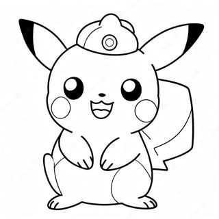 Uroczy Pikachu Z Pokeballem Kolorowanka 4251-3430