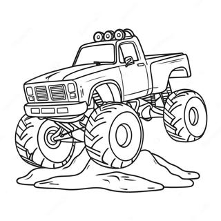 Kolorowanka Z Wyscigiem Monster Truckow 42862-35695