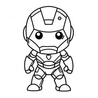 Urocze Chibi Iron Man Kolorowanka 42932-35751