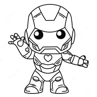 Urocze Chibi Iron Man Kolorowanka 42932-35752