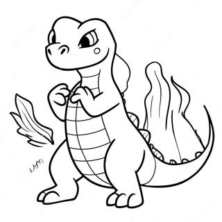 Kolorowanka Ognisty Charmeleon W Akcji 43273-36022