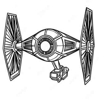 Kolorowanka Tie Fighter 43632-36302