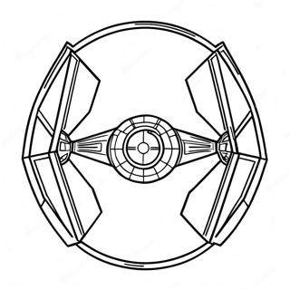 Kolorowanka Tie Fighter 43632-36303