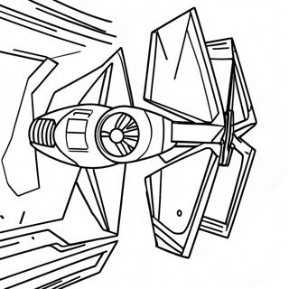 Kolorowanka Tie Fighter 43632-36304