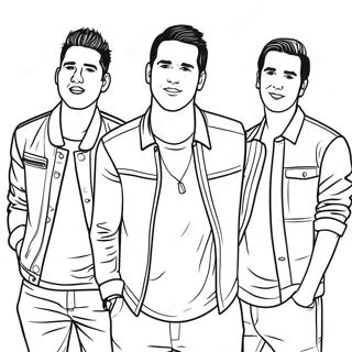 Kolorowanka Z Big Time Rush 43852-36482