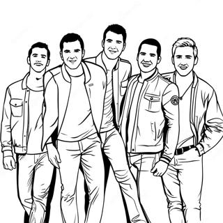 Kolorowanka Z Big Time Rush 43852-36483