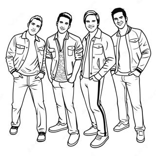 Kolorowanka Z Big Time Rush 43852-36484