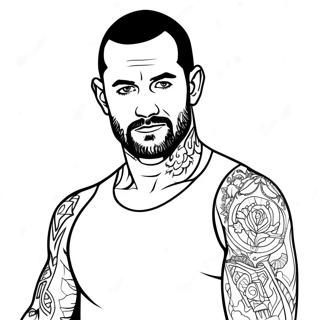 Cm Punk Kolorowanki