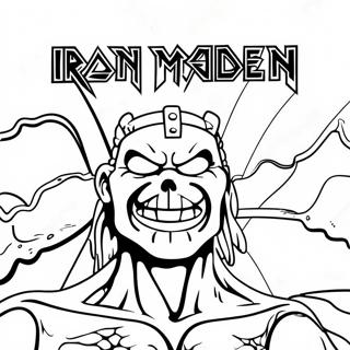 Kolorowanka Z Logo Iron Maiden 45923-38258