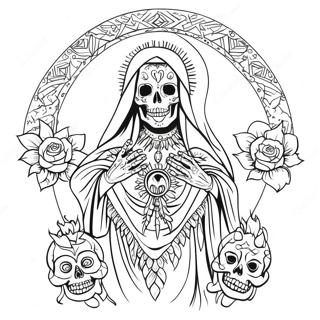 Kolorowanka Santa Muerte 46173-38454