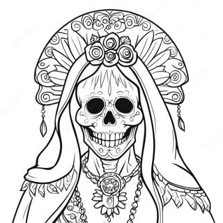 Kolorowanka Santa Muerte 46173-38455