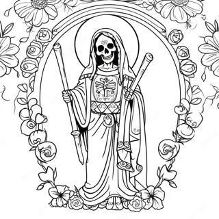 Kolorowanka Santa Muerte 46173-38456