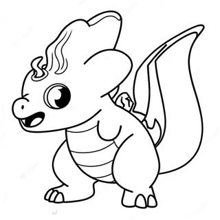 Kolorowanka Pokemon Ognisty Z Plomieniami 46314-38579