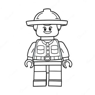 Kolorowanka Zabawnej Minifigurki Lego 46324-38581