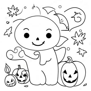 Kolorowanka Halloween Doodle Art 46383-38624