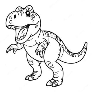 Dinozaur T Rex Ryczacy Kolorowanka 46414-38653