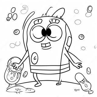 Kolorowanka Spongebob Na Wielkanoc 46453-38682