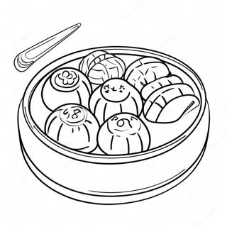 Kolorowanka Pysznego Dim Sum 46564-38774