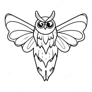 Mothman Kolorowanki