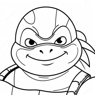 Zabawna Kolorowanka Z Twarza Ninja Turtles 47024-39133