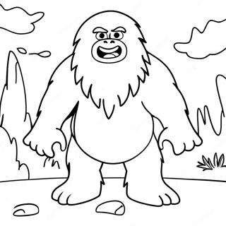 Kolorowanka O Abominable Snowman 47313-39363