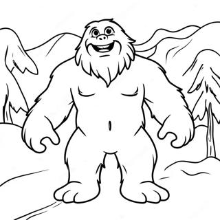 Kolorowanka O Abominable Snowman 47313-39364