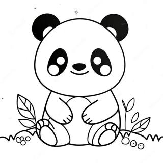 Kolorowanka Kawaii Panda 47473-39490