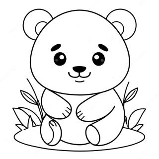 Kolorowanka Kawaii Panda 47473-39491