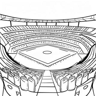 Kolorowanka Ekscytujacego Stadionu Pilkarskiego W Swietle Reflektorow 48065-39975