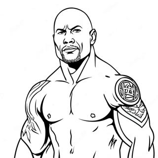 Kolorowanka Wwe Z The Rock 4811-3866