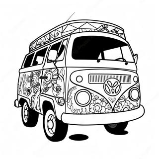 Kolorowanka Z Hippie Van 48524-40314