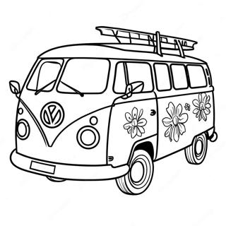 Kolorowanka Z Hippie Van 48524-40315