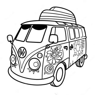 Kolorowanka Z Hippie Van 48524-40316