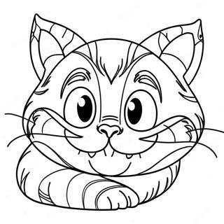 Urocza Kolorowanka Z Cheshire Cat 48855-40590