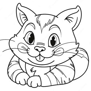 Urocza Kolorowanka Z Cheshire Cat 48855-40592