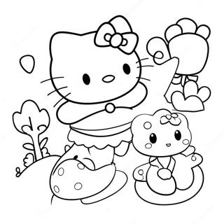 Kolorowanka Hello Kitty Z Przyjaciolmi 48955-40668