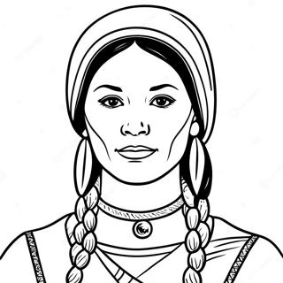 Kolorowanka Sacagawea 49174-40838