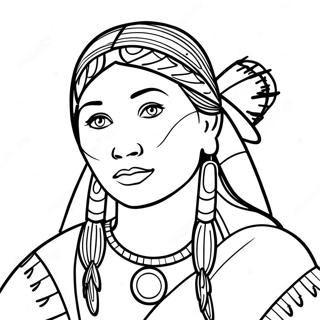 Kolorowanka Sacagawea 49174-40840