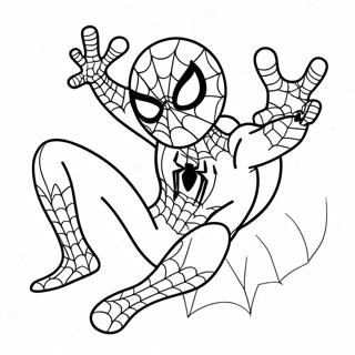 Kolorowy Spider Man Z Among Us W Akcji Do Kolorowania 49515-41311