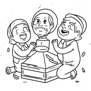 Radosna Strona Do Kolorowania Pierwszego Swieta Pesach 49535-41328