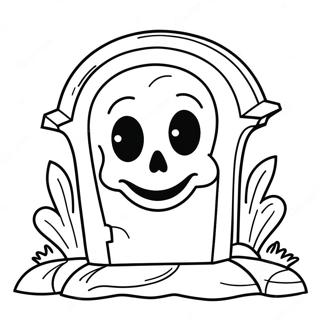 Kolorowanka Strasznego Nagrobka 49585-41368