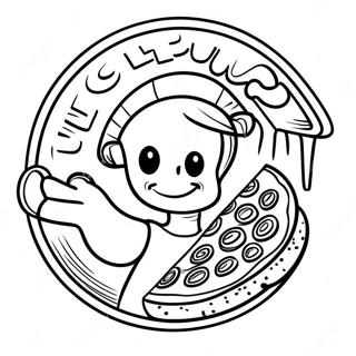 Kolorowanka Logo Little Caesars 49624-41400