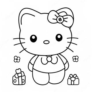 Urocza Hello Kitty Z Retro Akcesoriami Kolorowanka 50465-42064