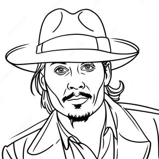 Johnny Depp Kolorowanki