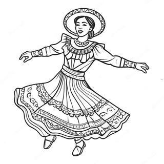 Kolorowanka Wystep Tanca Folklorico 51164-42610