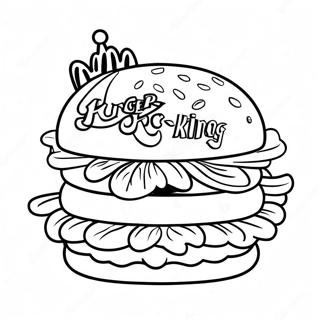 Kolorowanka Logo Burger King 51484-42874